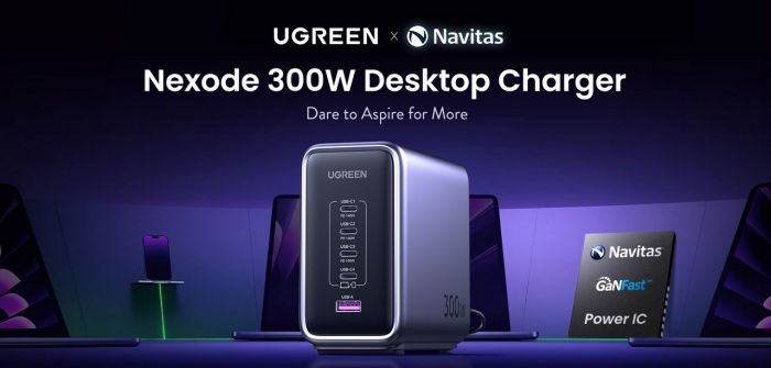 Ugreen Nexode 300 W desktop charger: eco-friendly solution for fast  charging and reduced CO2 emissions