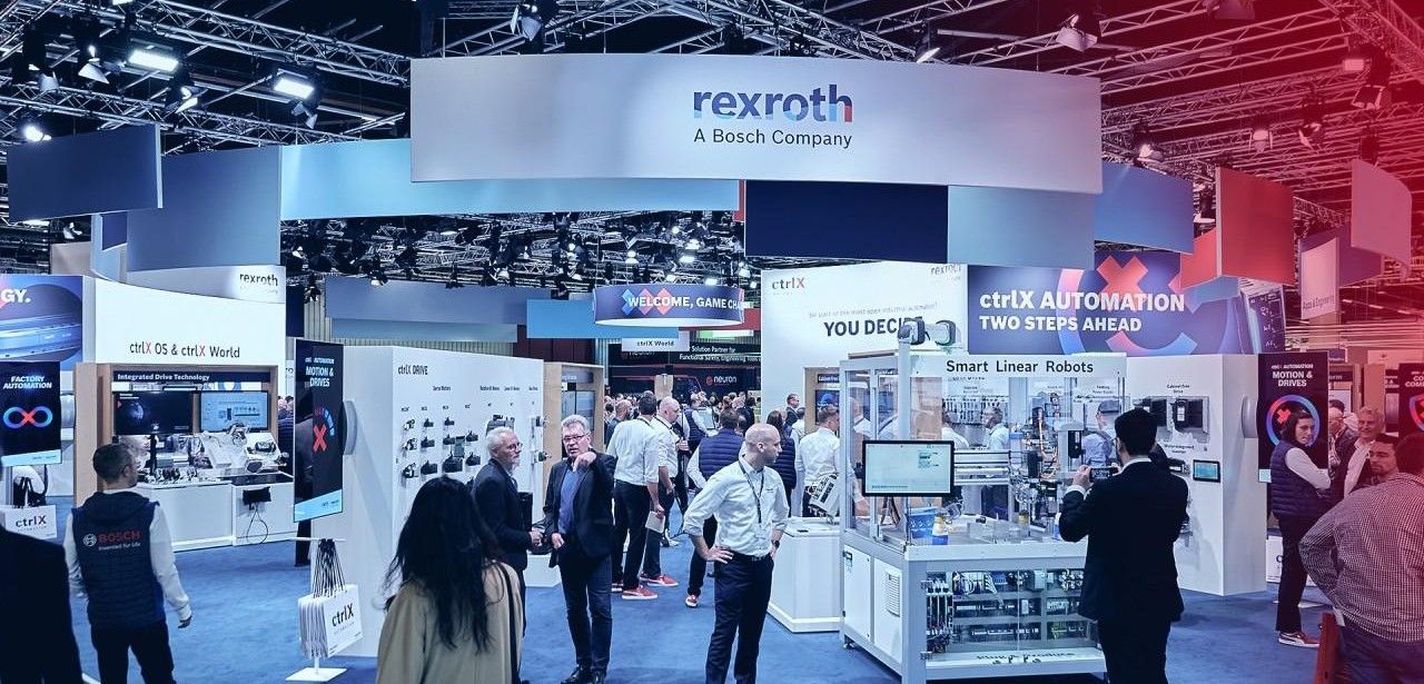 Bosch Rexroth präsentiert den Automatisierungsbaukasten ctrlX AUTOMATION auf der (Foto: Bosch Rexroth AG)