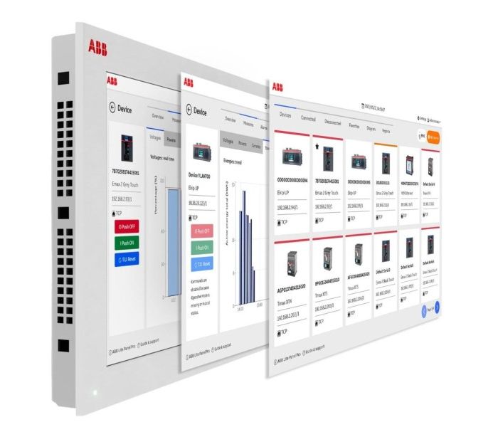 12-Zoll-Displays Lite Panel Pro: für Komfort durch Touchscreens (Foto: ABB.)